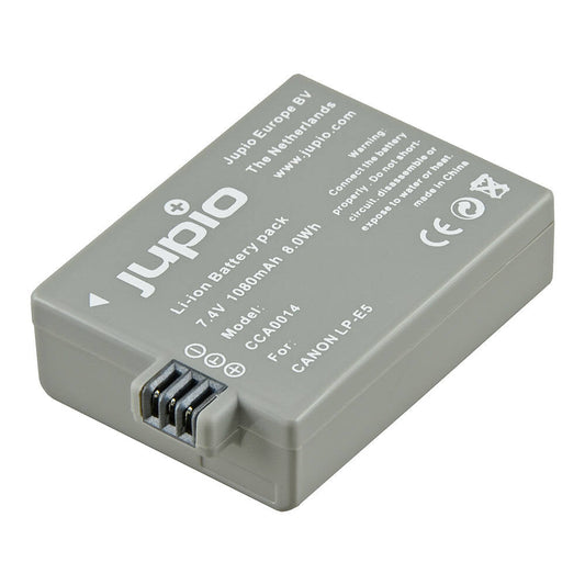 Jupio Li-Ion 7.4V 1080mAh Rechargeable Battery For Canon LP-E5/NB-E5 Camera