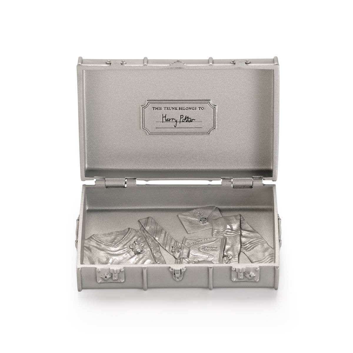 Harry Potter Harry's School Trunk Pewter Miniature