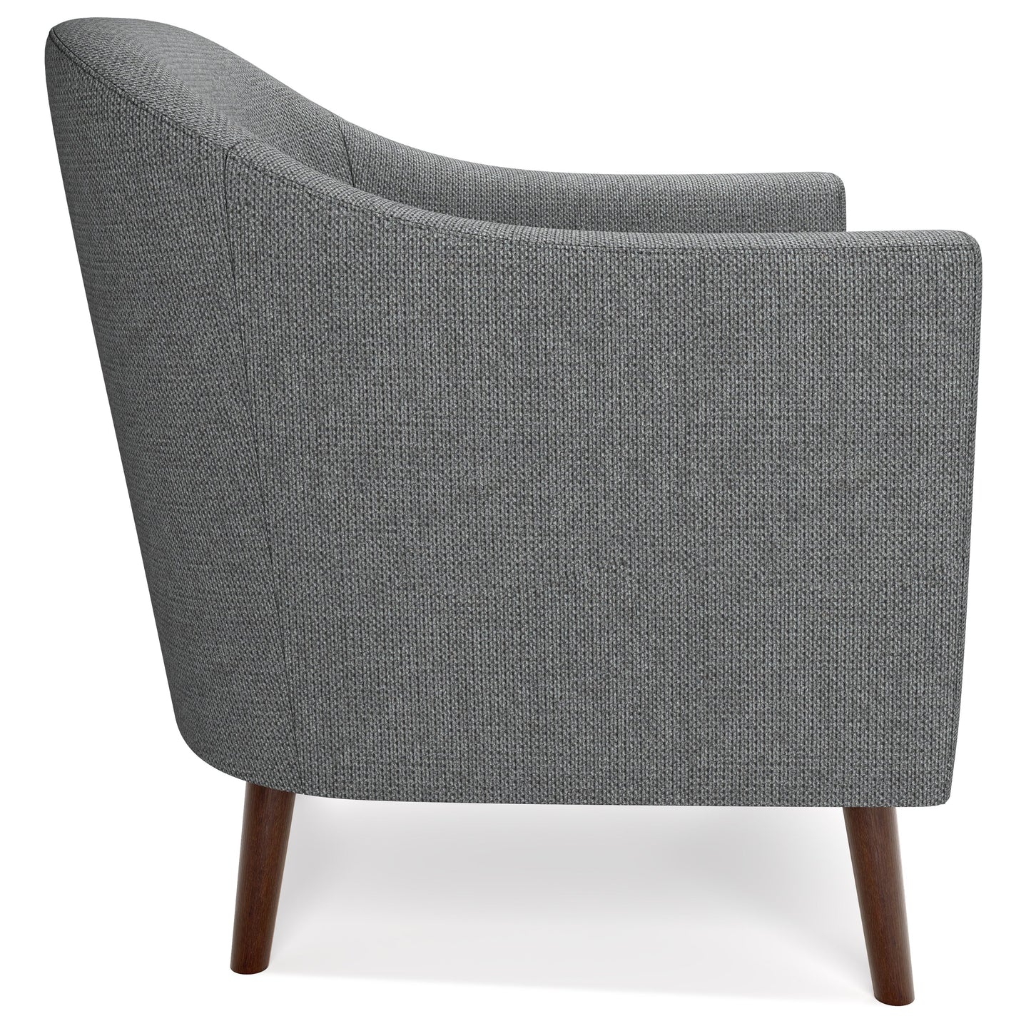 Inspiration Upholstered Armchair with Curved Back and Removable Seat Cushion