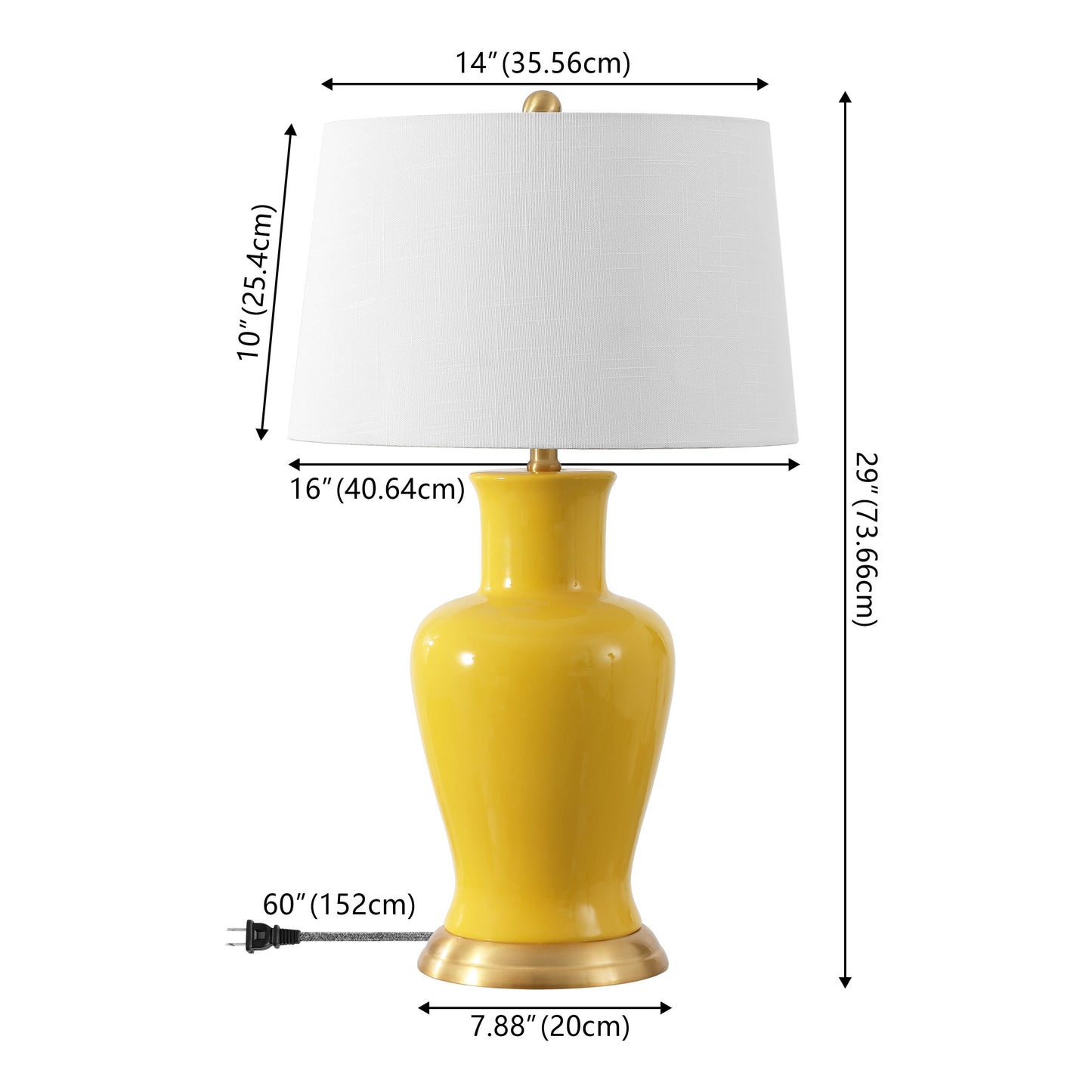 Julian Traditional Classic Ceramic Urn LED Table Lamp