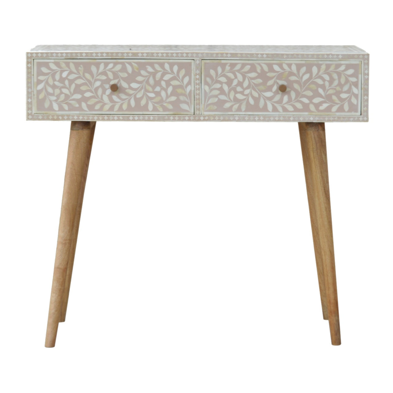 Floral Pattern Console Table