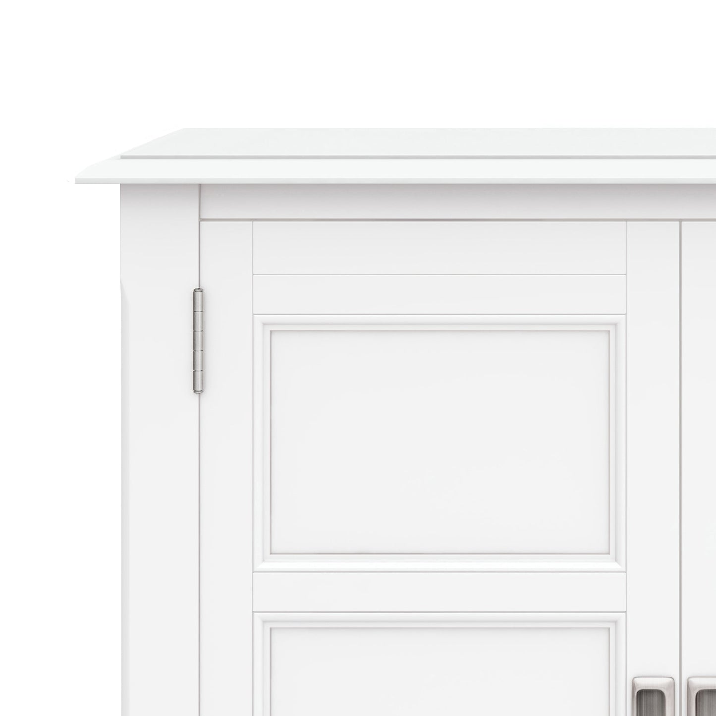 Fracture Storage Cabinet with 2 Doors and Tapered Legs