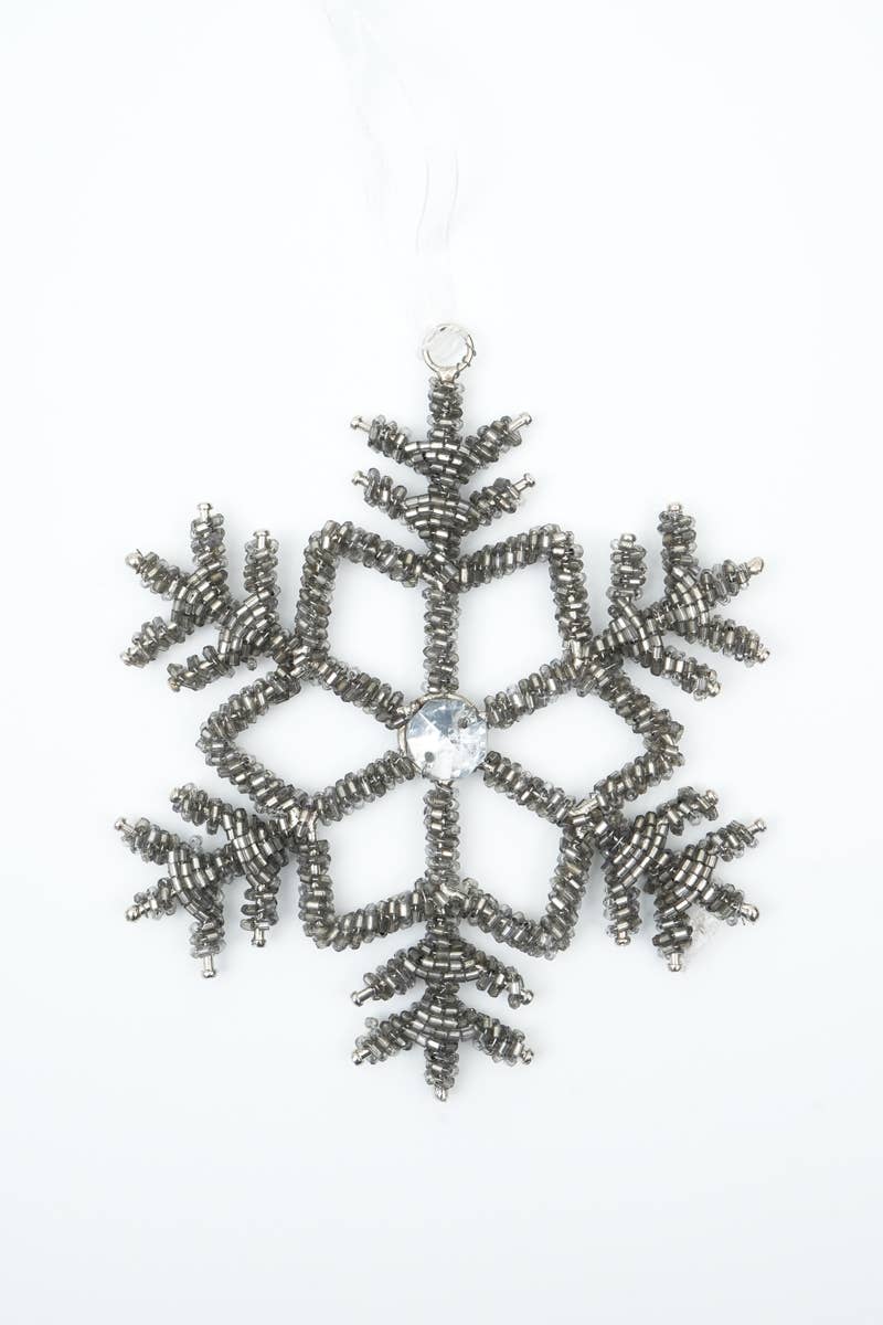 Hanging Snow Flake Ornaments, Set of 3