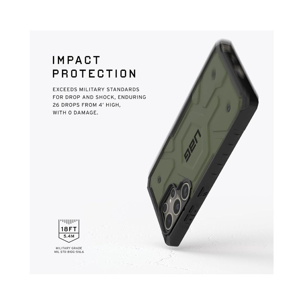 UAG Pathfinder Magnet for Samsung S24 Ultra (Olive)