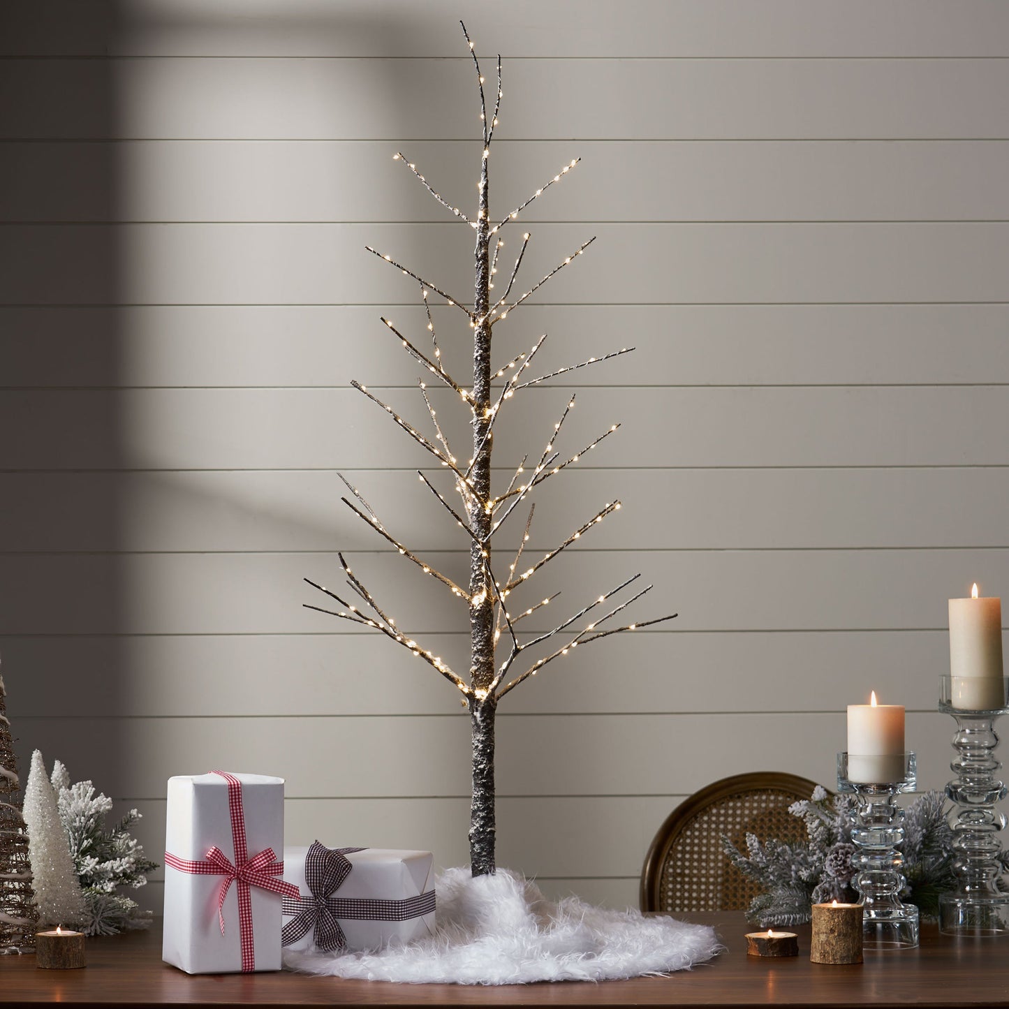 Ornex 4 ft Paper LED Tree