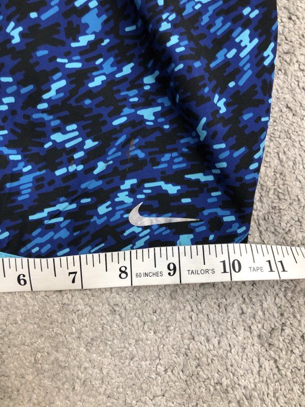 Nike Shorts Womens X Small Blue Dri Fit Activewear Athletic Running Jogging Logo