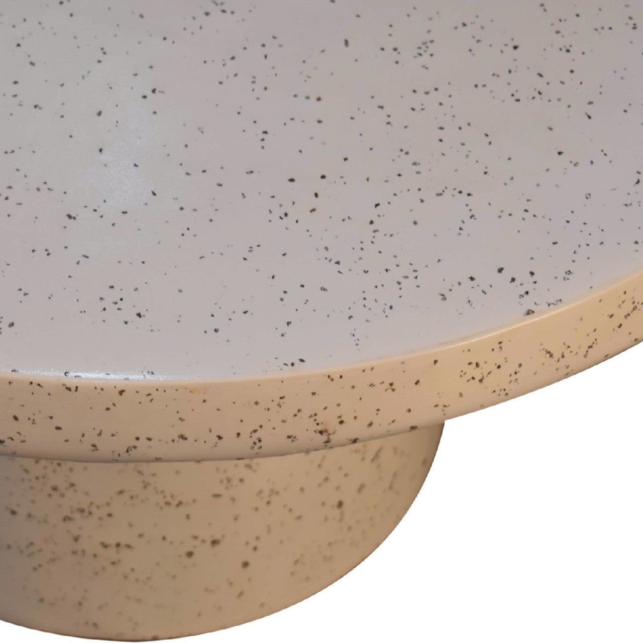 Coffee Table with Round Top and Pedestal Base