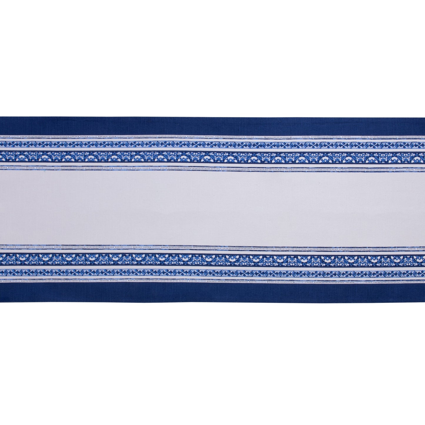 Porto Stripe Print Table Runner 14X72