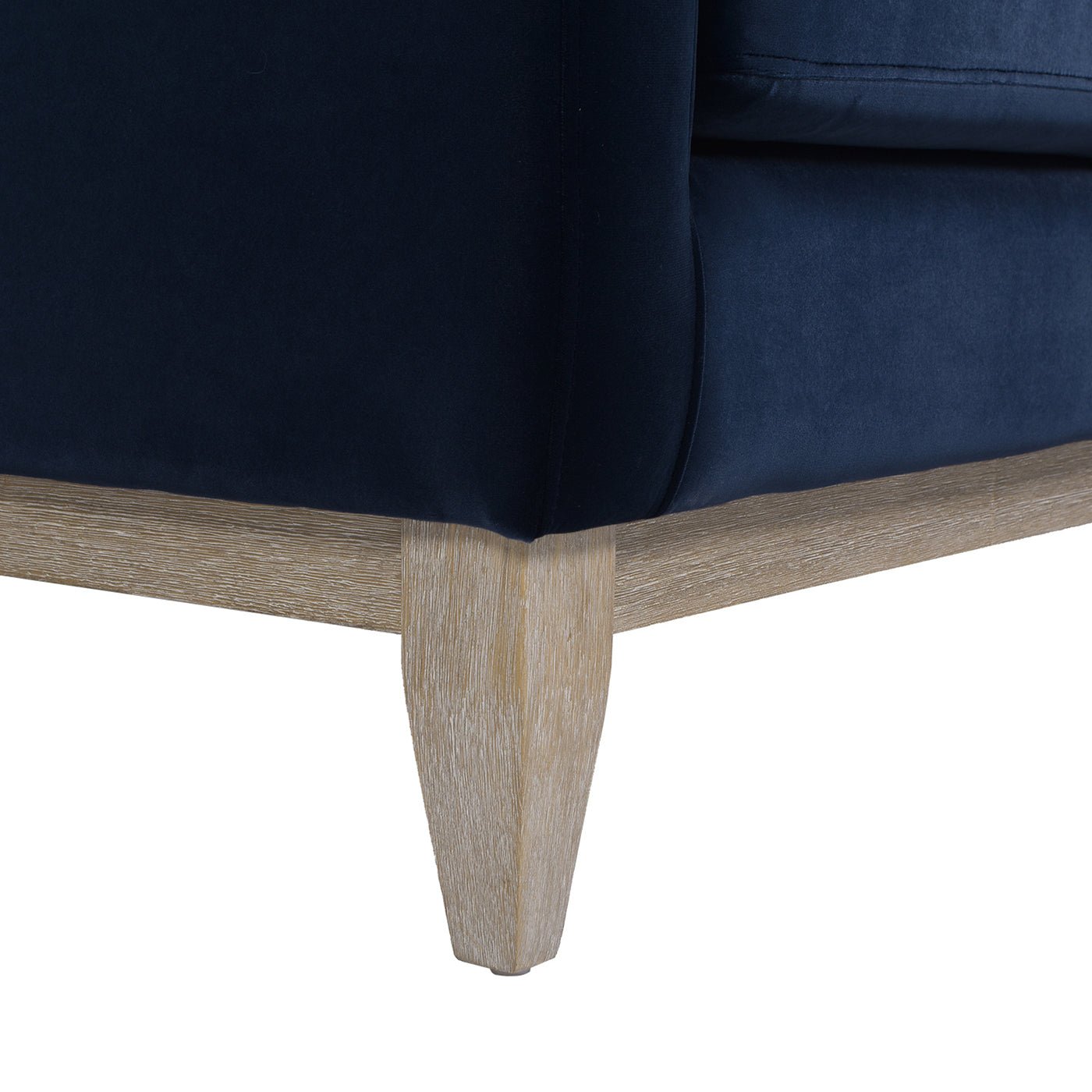 Contour Velvet Upholstered Accent Chair with Removable and Reversible Back