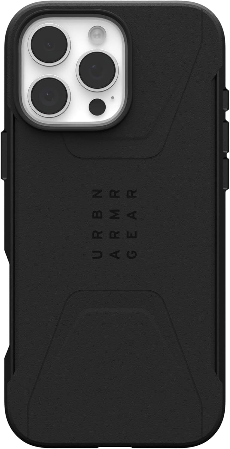 UAG Civilian Magsafe Compatible Phone Case for iPhone 16 Pro Max (Black)