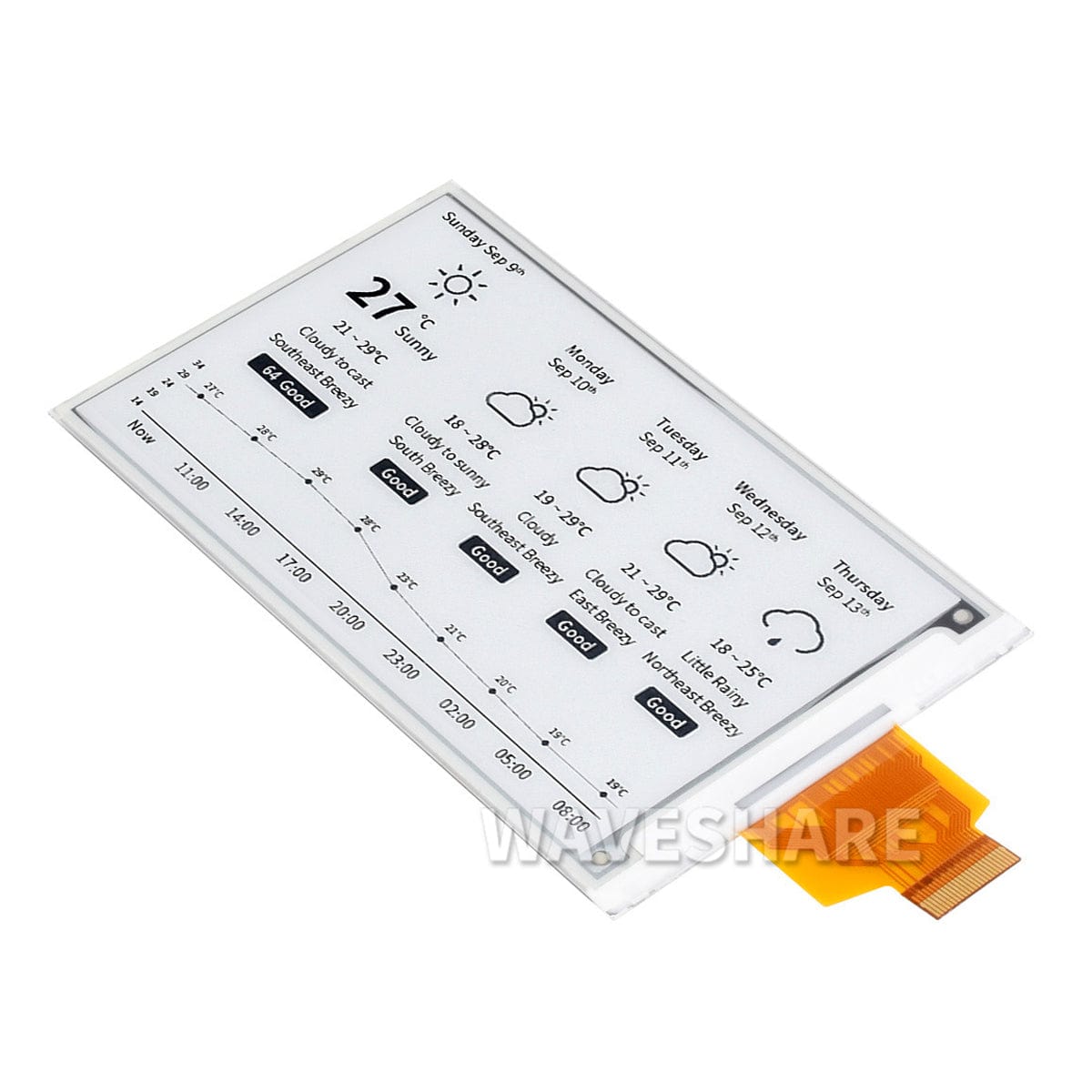 4.26" E-Paper Raw Display Panel (800x480)