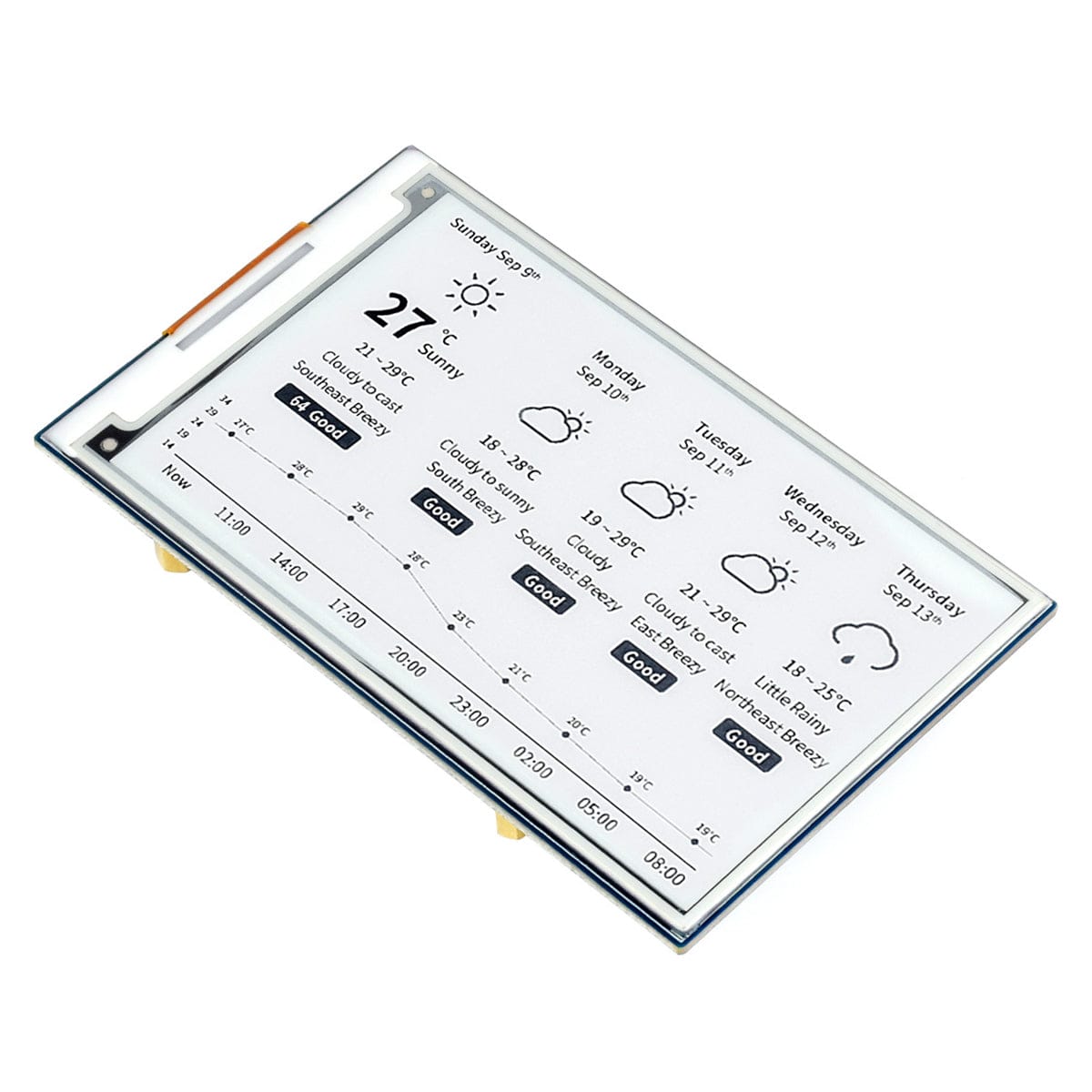 4.26" E-Paper Display HAT (800x480)