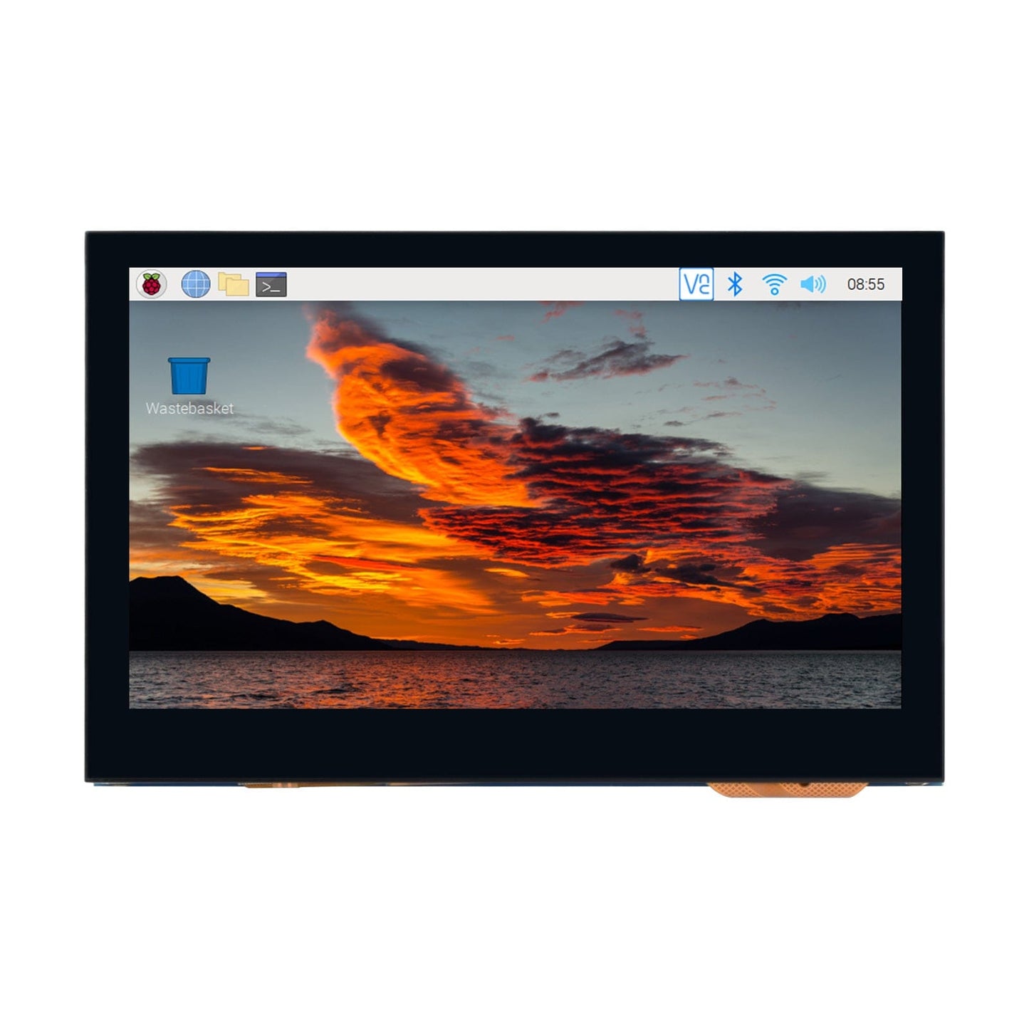 4.3" DSI QLED Capacitive Touch Display for Raspberry Pi (800x480)