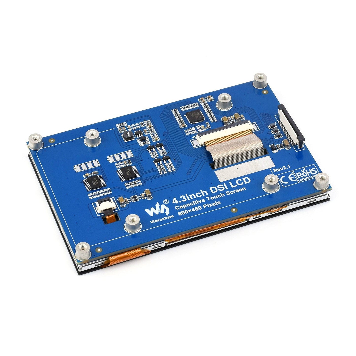 4.3" DSI QLED Capacitive Touch Display for Raspberry Pi (800x480)