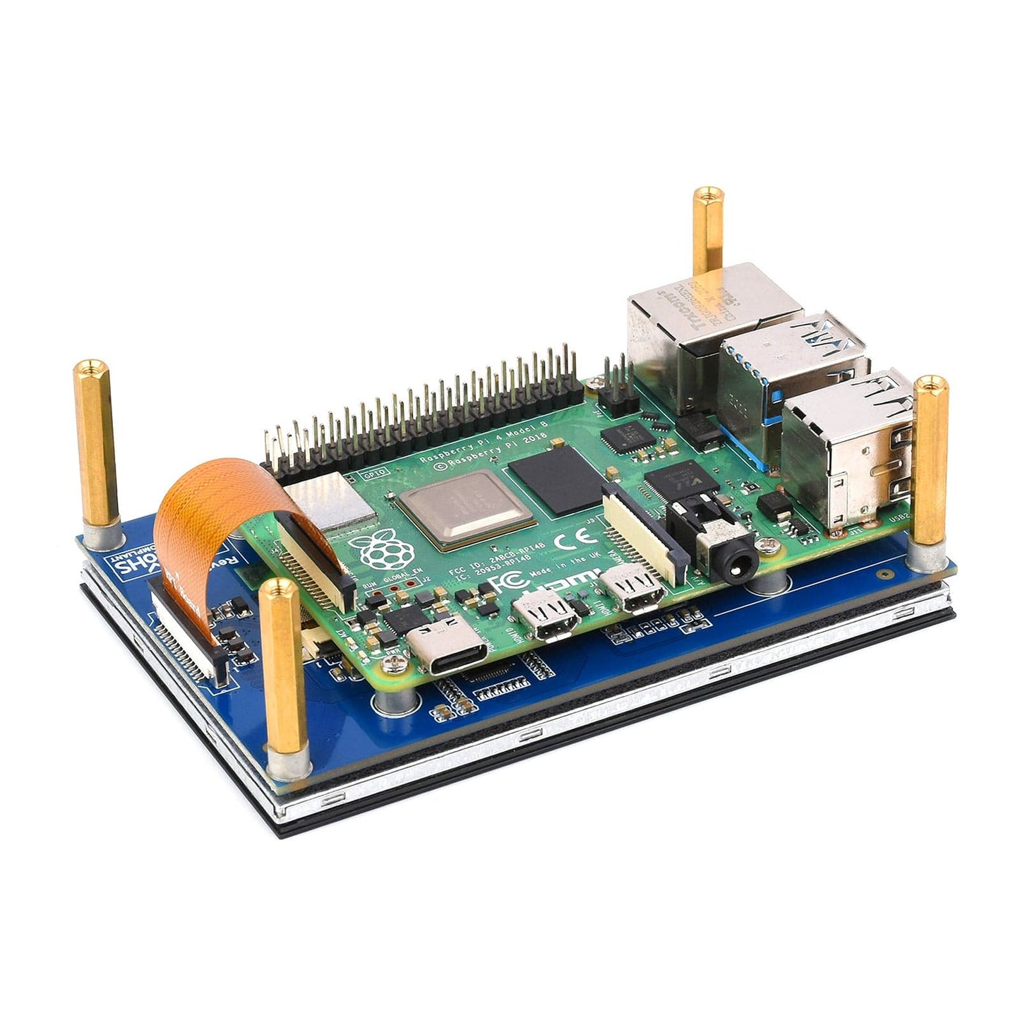 4.3" DSI QLED Capacitive Touch Display for Raspberry Pi (800x480)