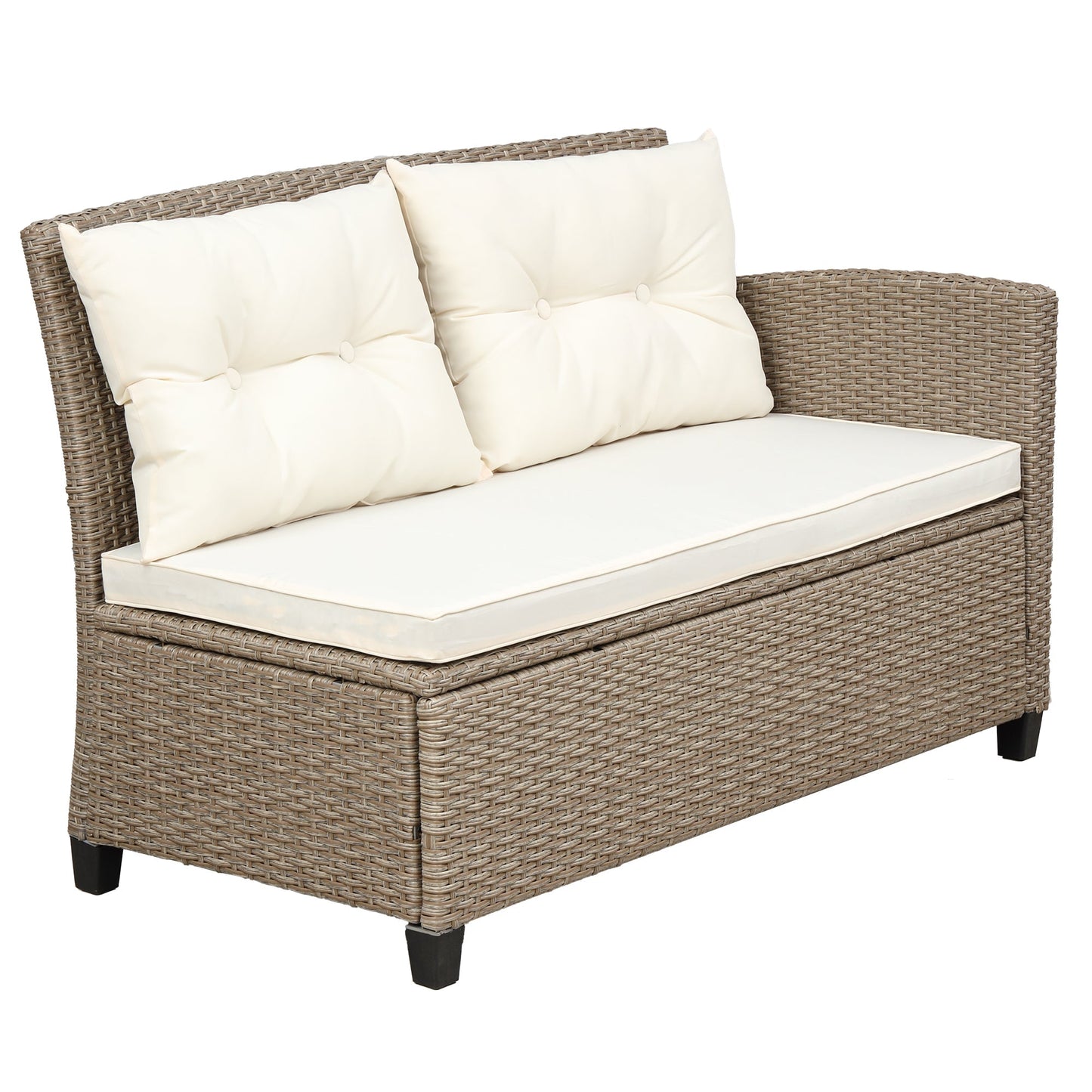 4-Piece Conversation Set with Seat Cushions
