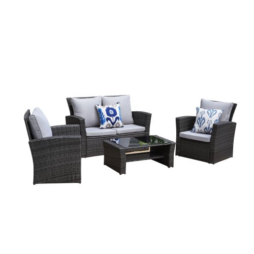 4-Pieces Outdoor Patio Set