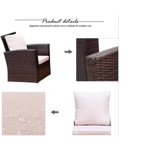 4-Pieces Outdoor Patio Set