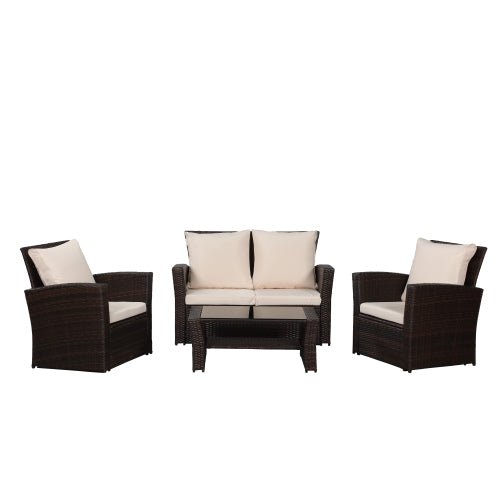 4-Pieces Outdoor Patio Set
