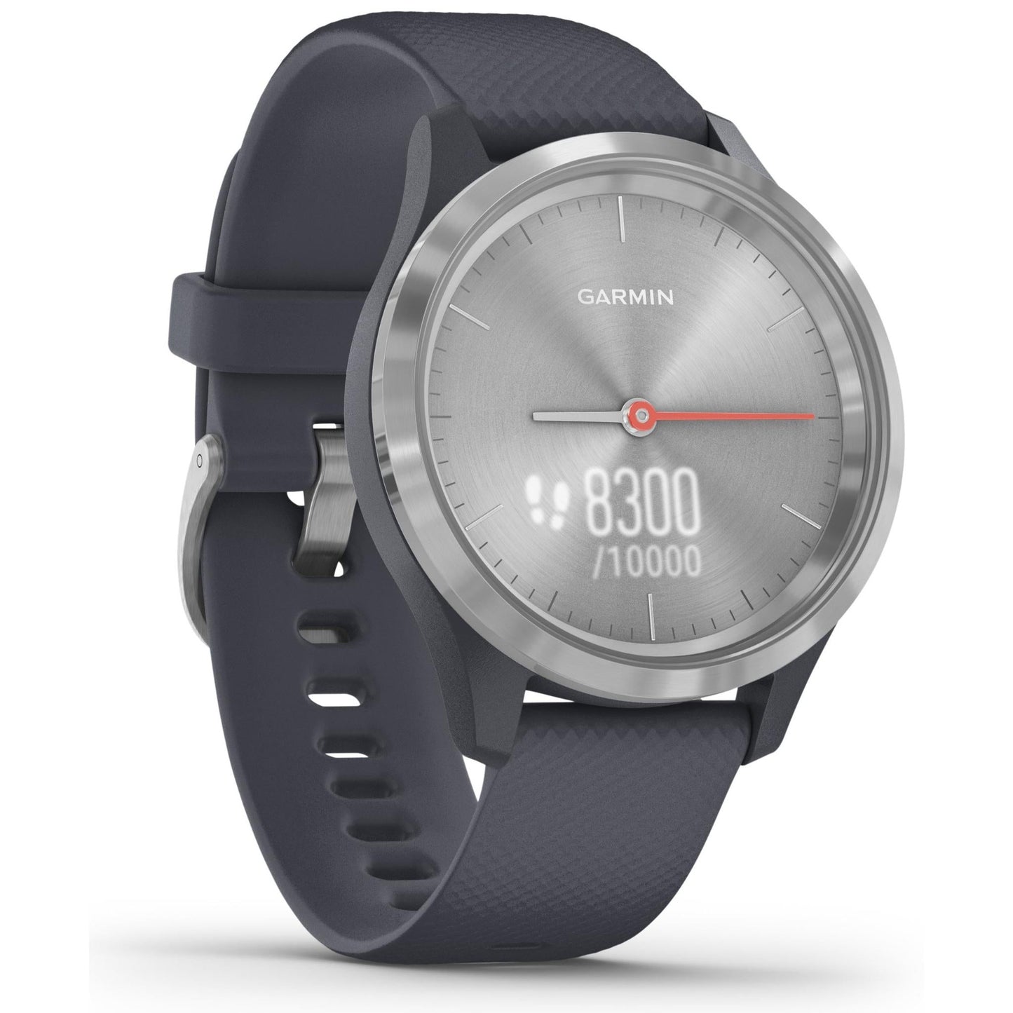 Garmin Vivomove 3S Hybrid Smart Watch (Silver/Granite Blue)
