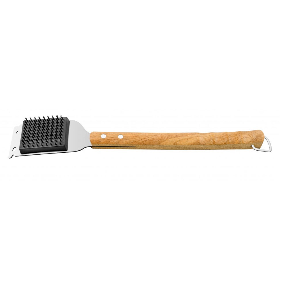 Tramontina 46cm Grill Brush Home/Kitchen BBQ Tool with Wooden Handle