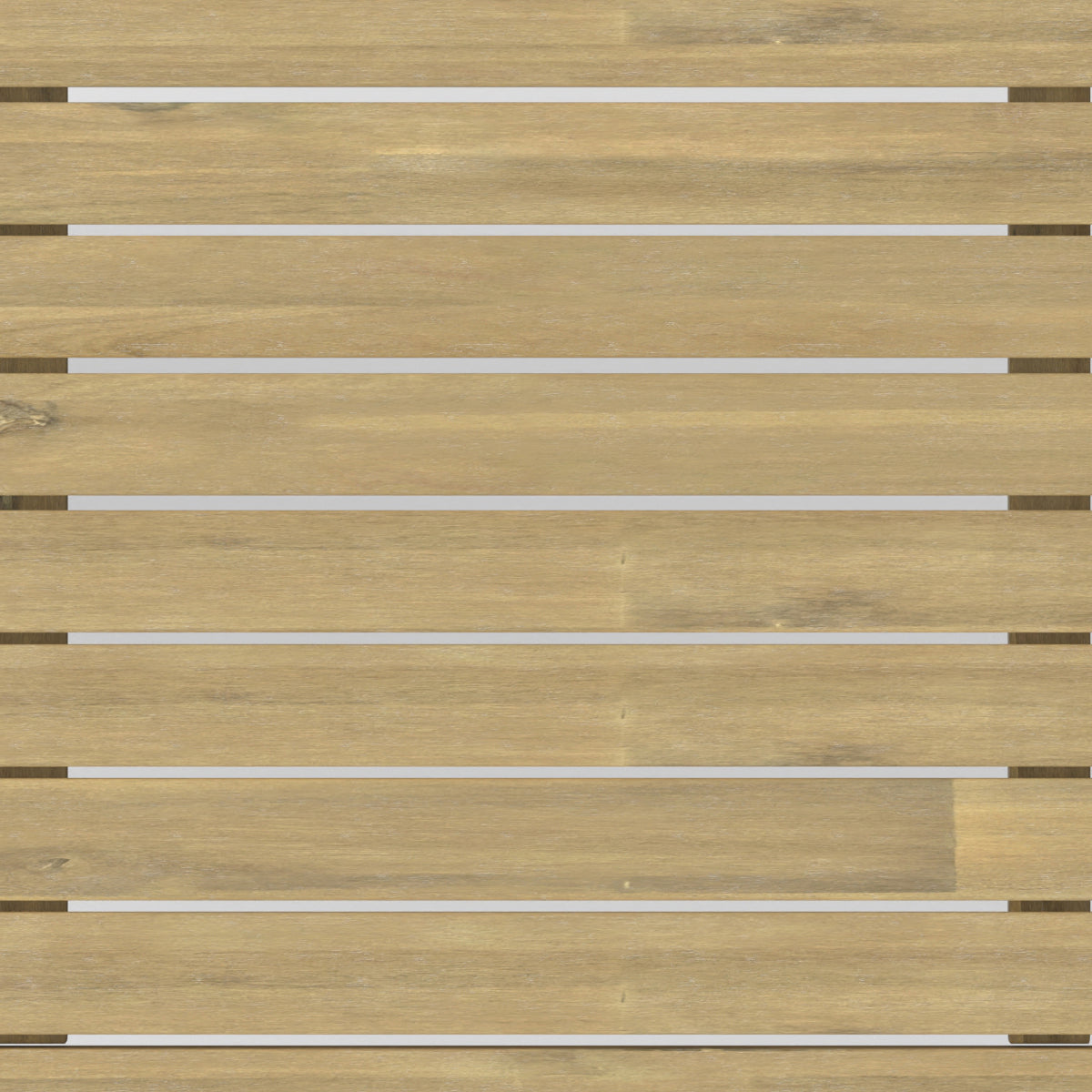 Outdoor Wooden Rectangular Coffee Table with Slatted Top