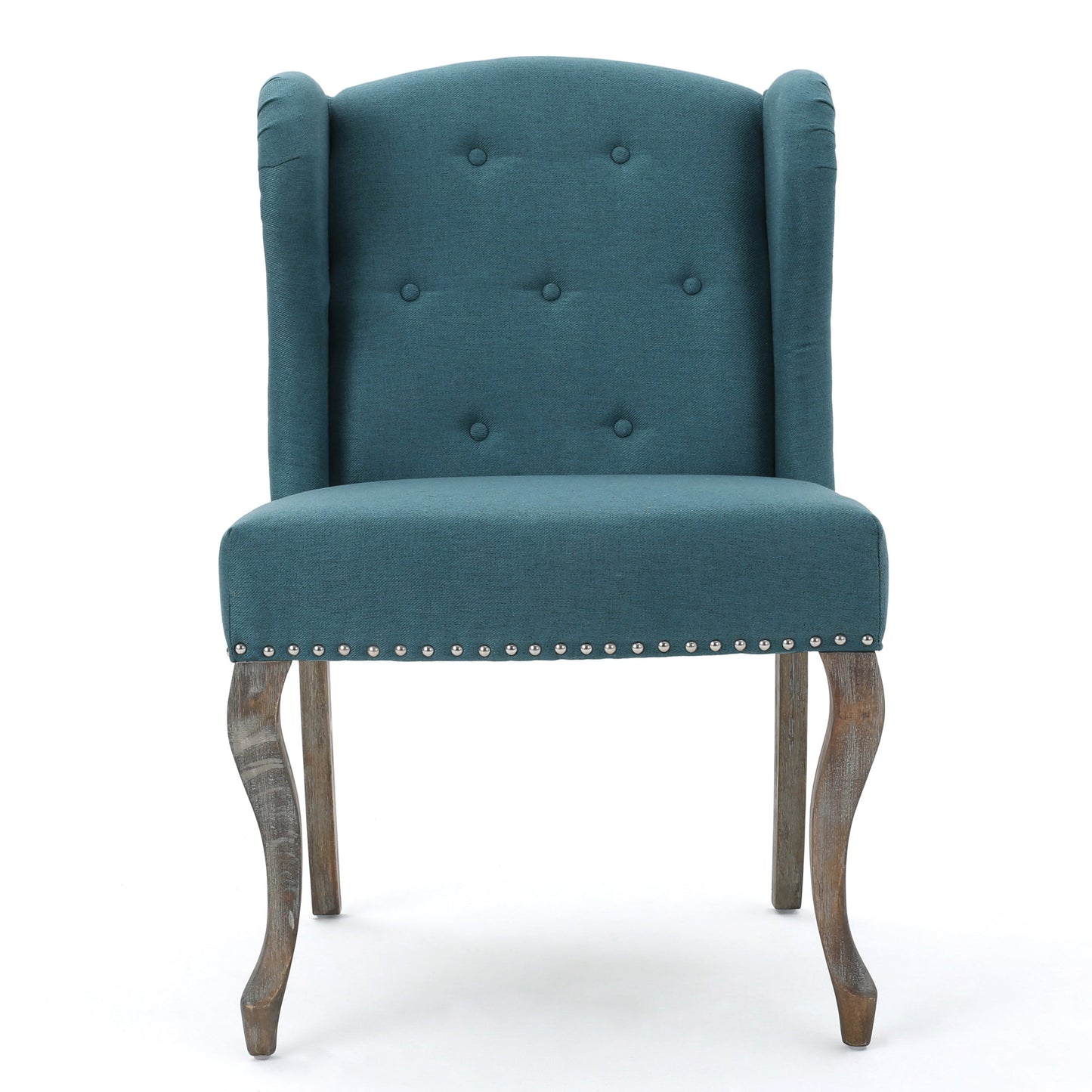 Valsa Upholstered Accent Chair with Nailhead Trim and Wing Back