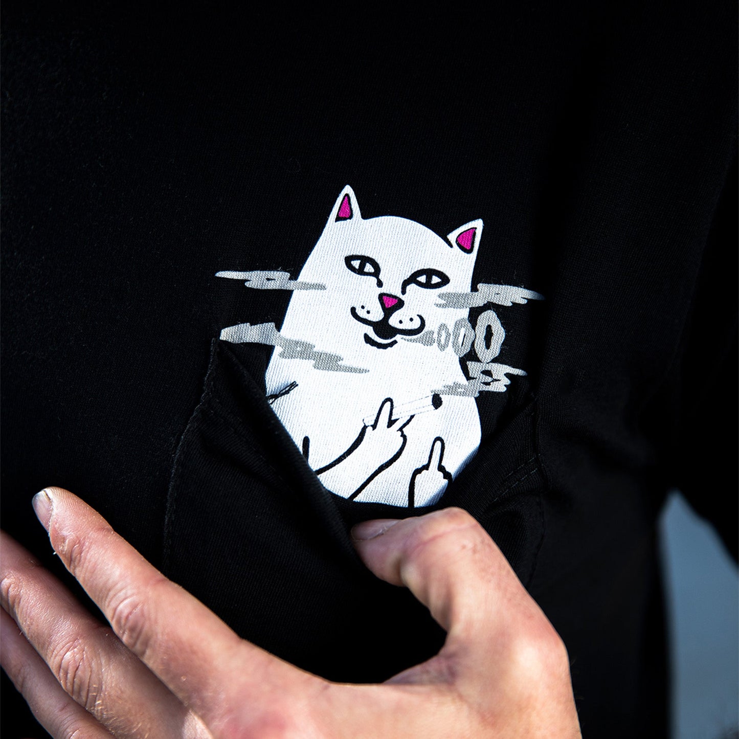 Lord Nermal Smokey Pocket Tee (Black)