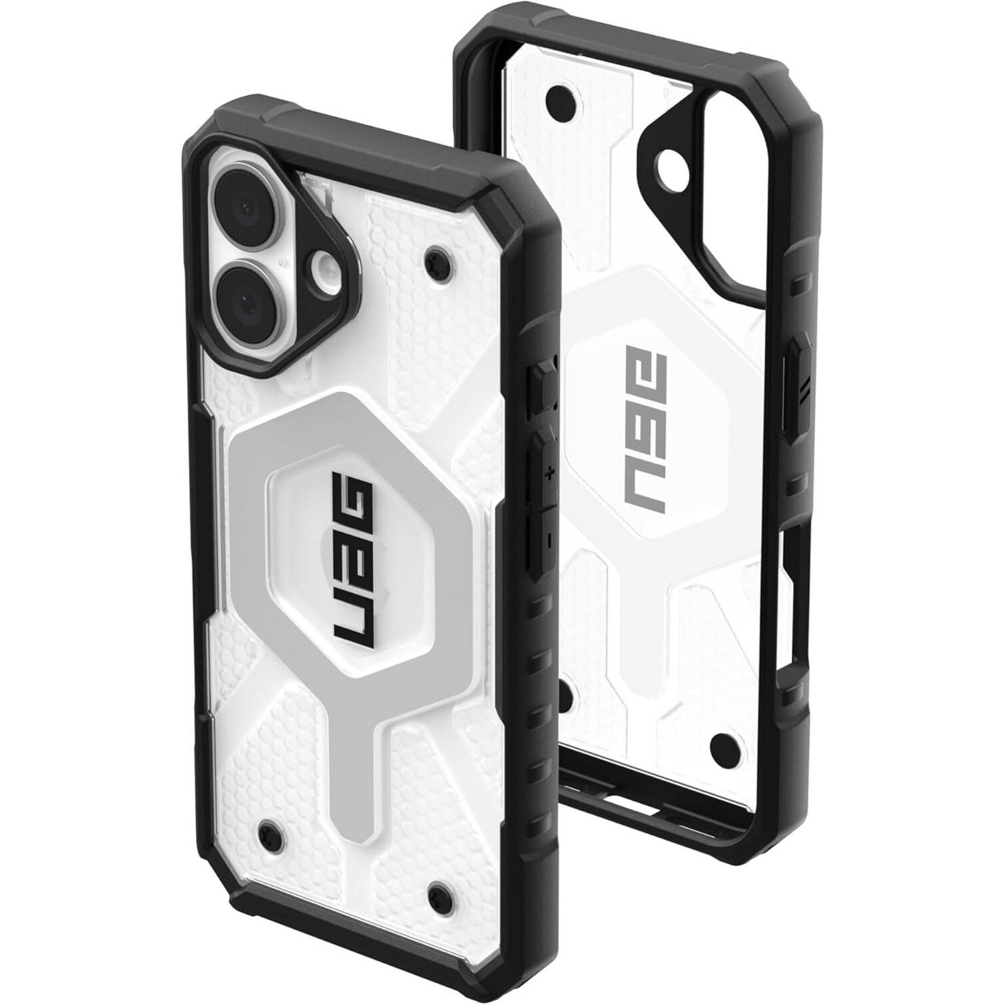 URBAN ARMOR GEAR Pathfinder Case for iPhone 16, Military Drop Protection (Ice Transparent)