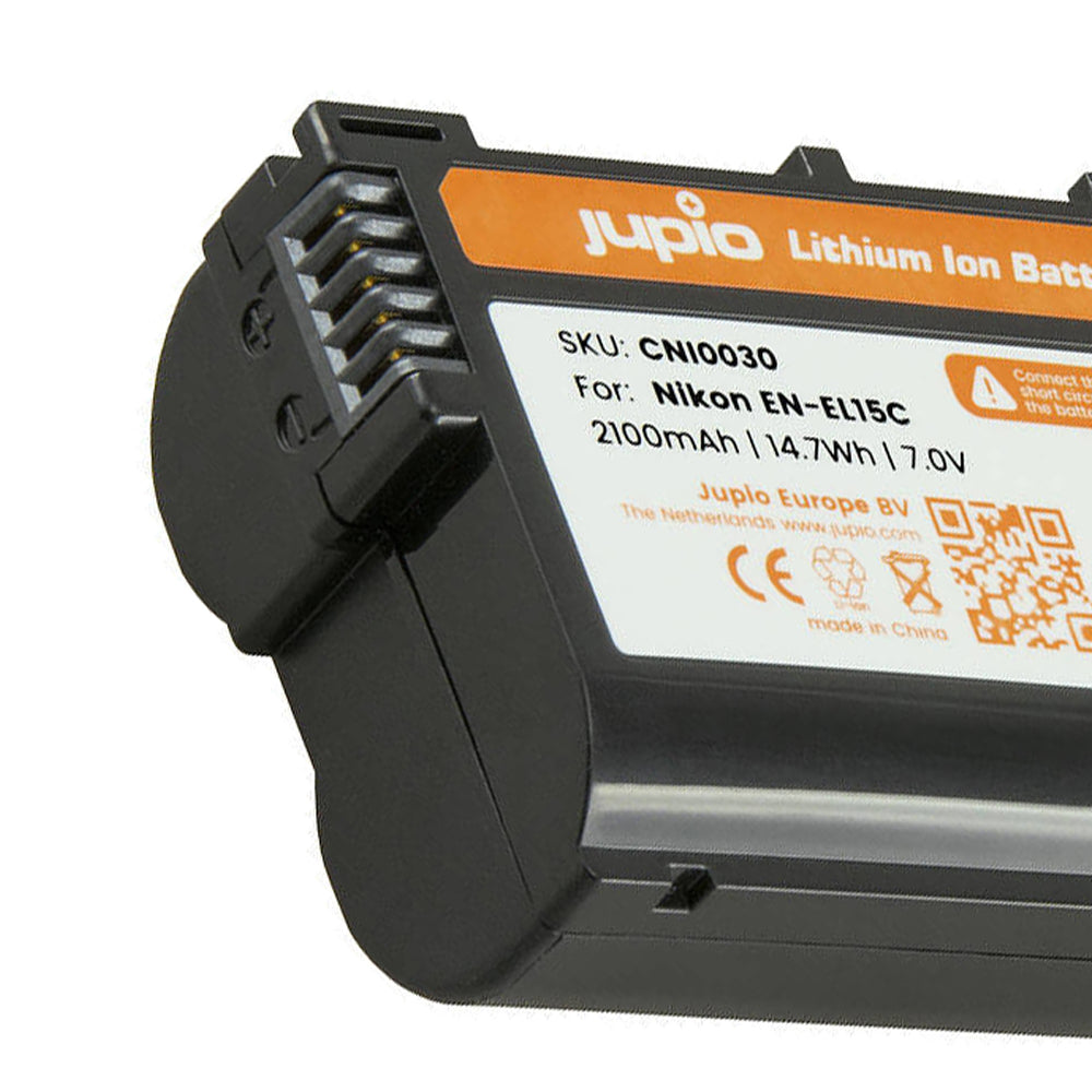 Jupio Li-Ion 7.0V 2100mAh Rechargeable Battery For Nikon EN-EL15C Camera