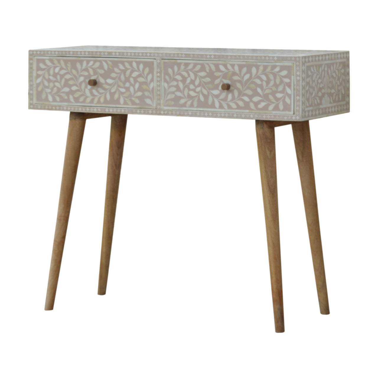 Floral Pattern Console Table