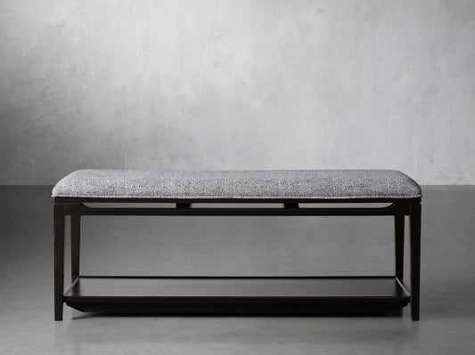 Brock Bench in Dark Twilight and Warner Coal