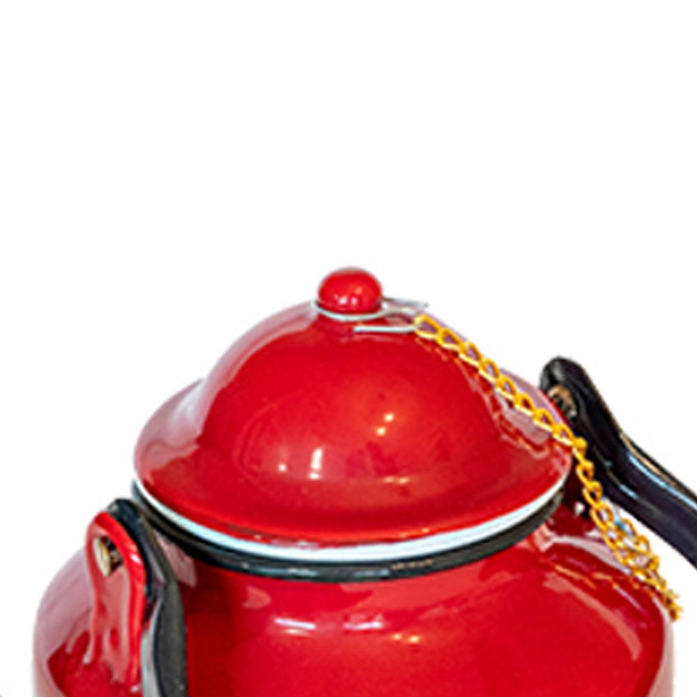 Urban Style Enamelware 2L Multipurpose Kettle (Red)