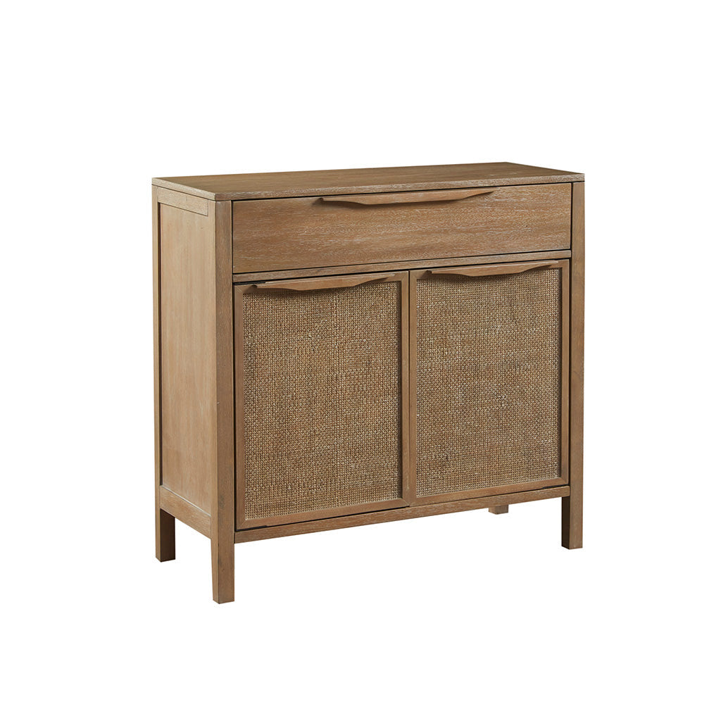 Accent Chest with Drawer and Cane Webbing Doors