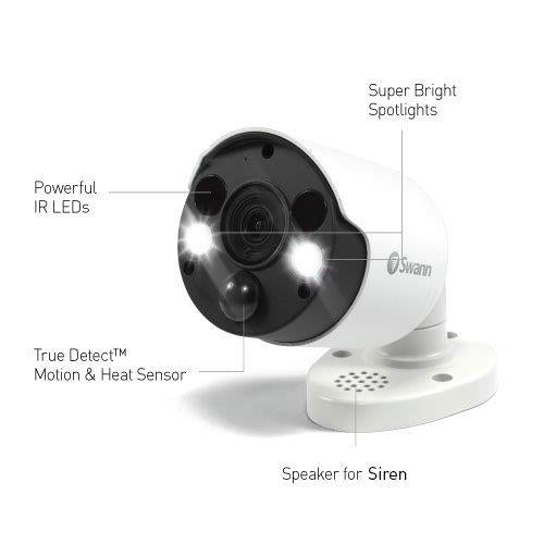 Swann 4K Thermal Sensing Spotlight Security Camera (Add-on Camera)