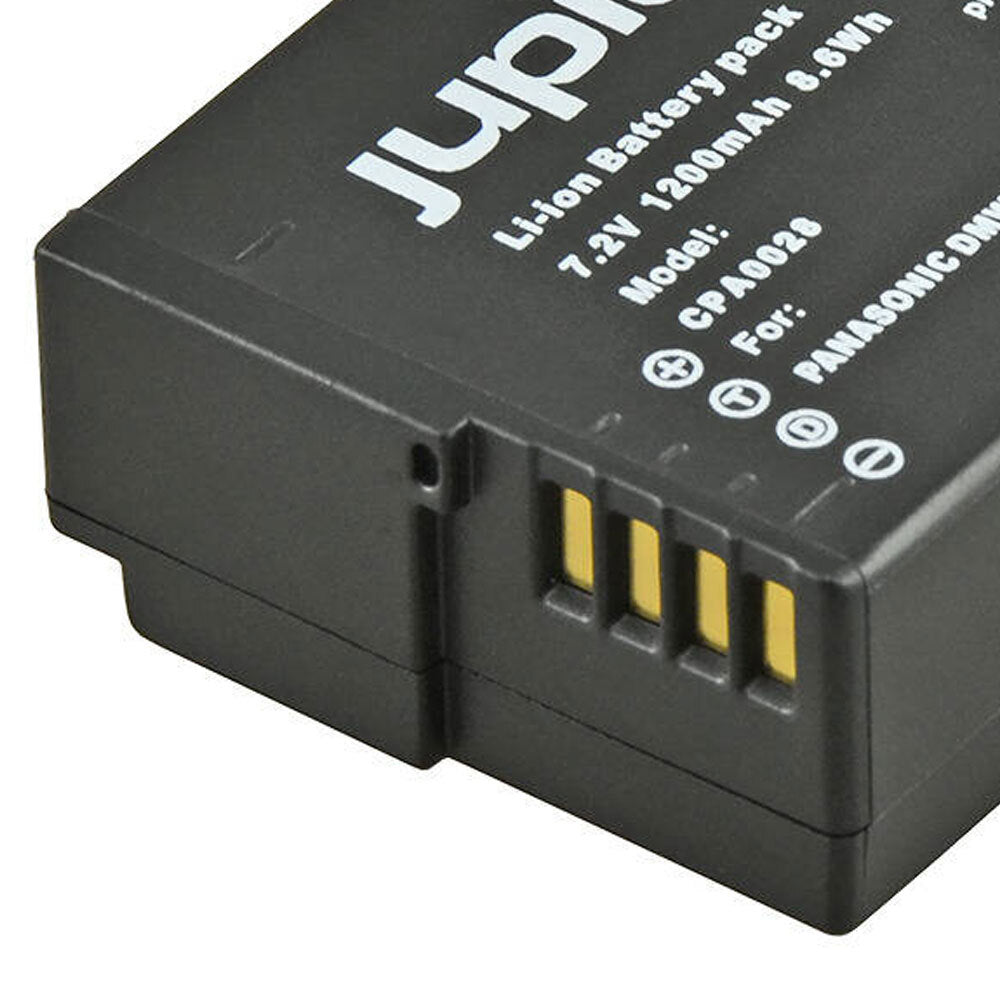 Jupio Li-Ion 7.2V 1200mAh Rechargeable Battery For Panasonic DMW-BLC12E Cam
