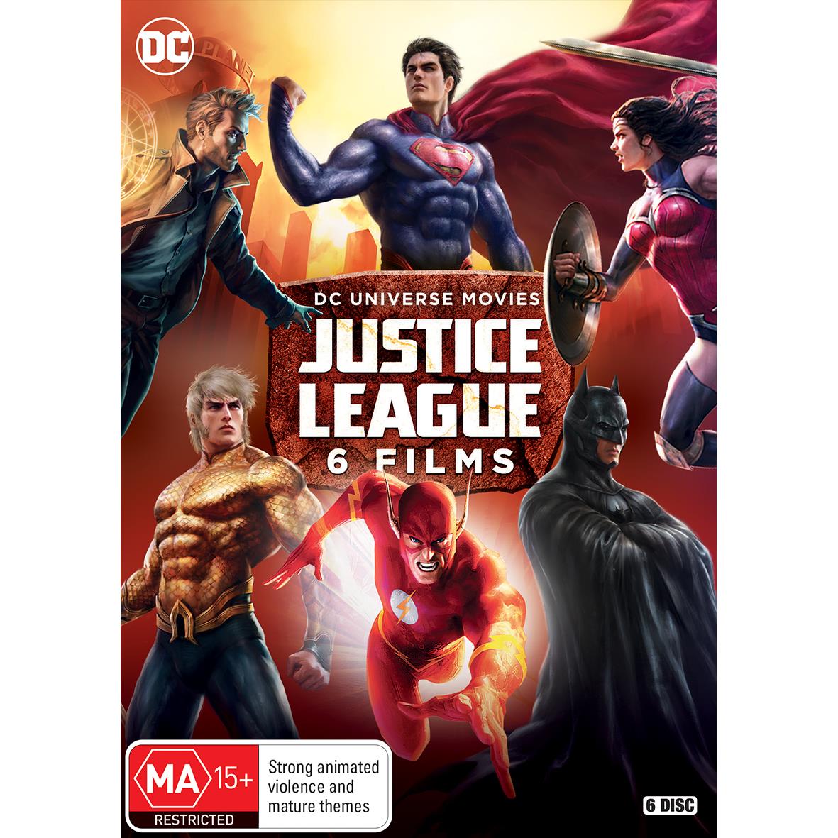 DC Justice League - 6 Film Collection