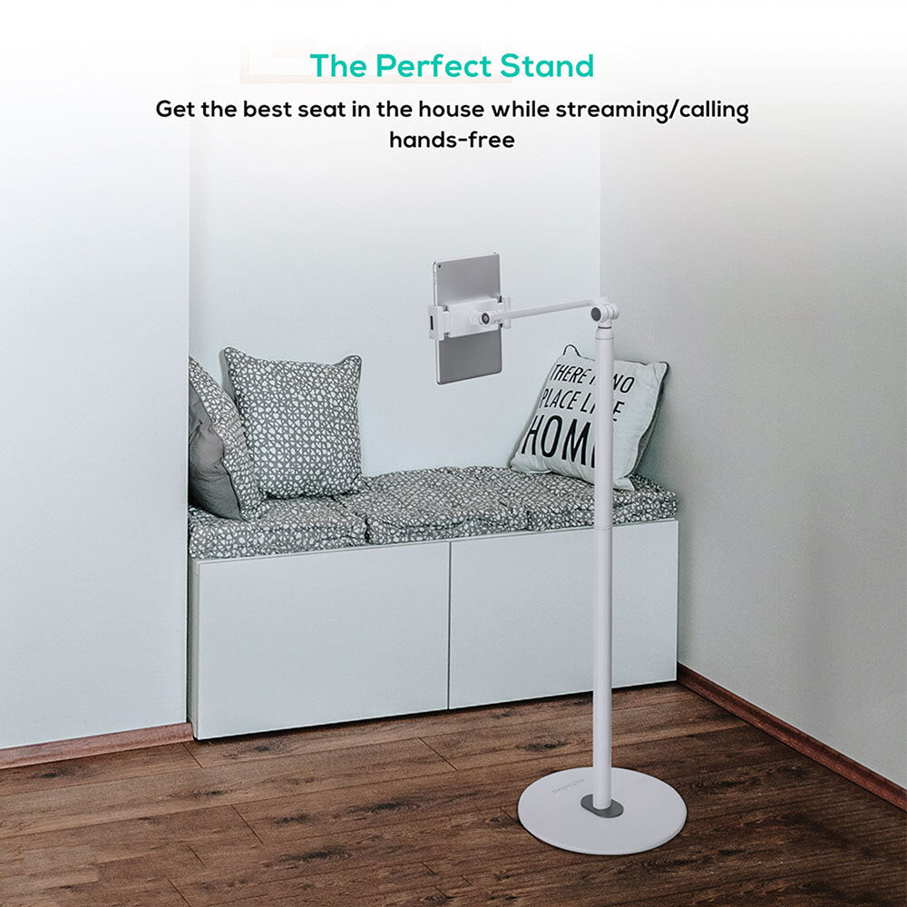 Activiva Universal iPad & Tablet Floor Stand 1.3m (4.7-12.9") White