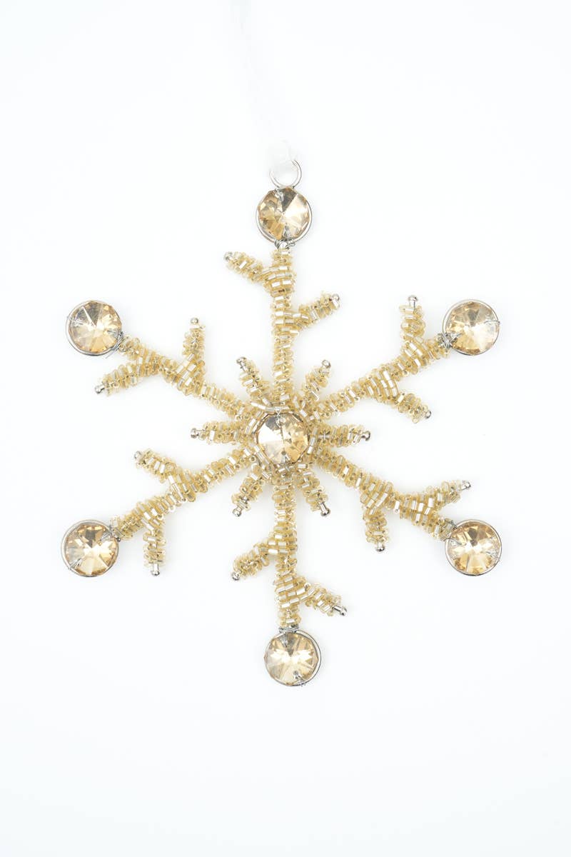Hanging Snow Flake Ornaments, Set of 3