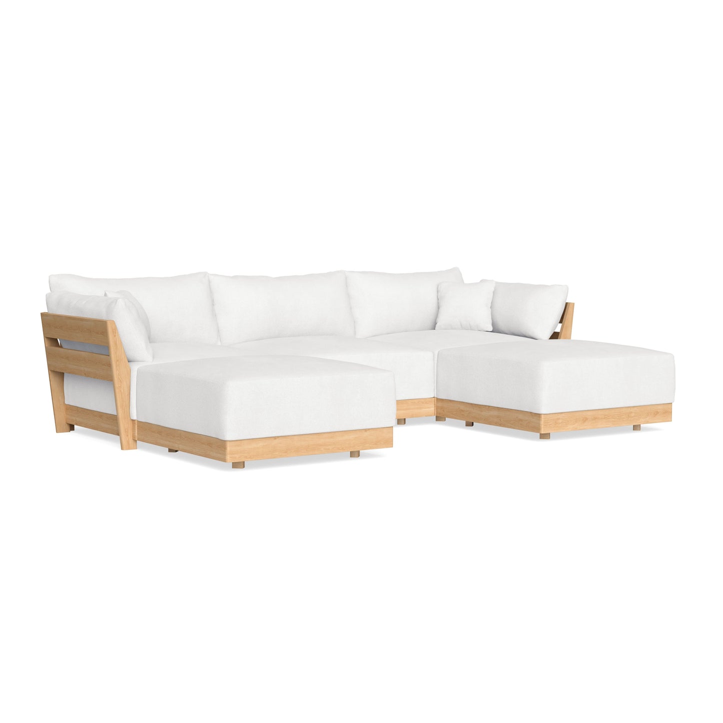 Slipcover Only - Modular Bondi 3-Seater U-Sectional in Snow