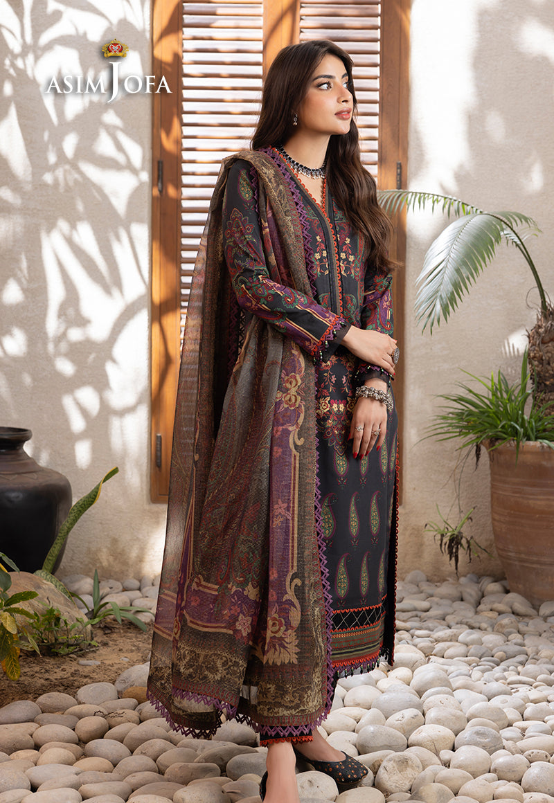 AJRW-27 PRINTED PREMIUM WINTER COTTON 3 PCS