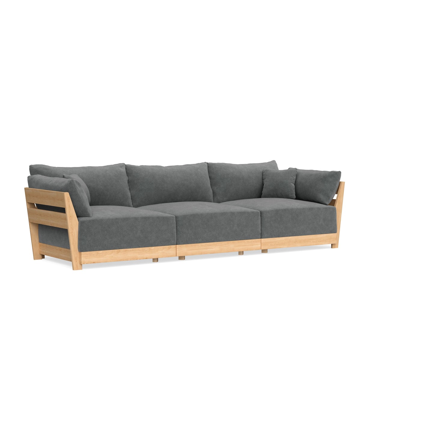 Slipcover Only - Modular Bondi 3-Seater Sofa in Chimney Gray