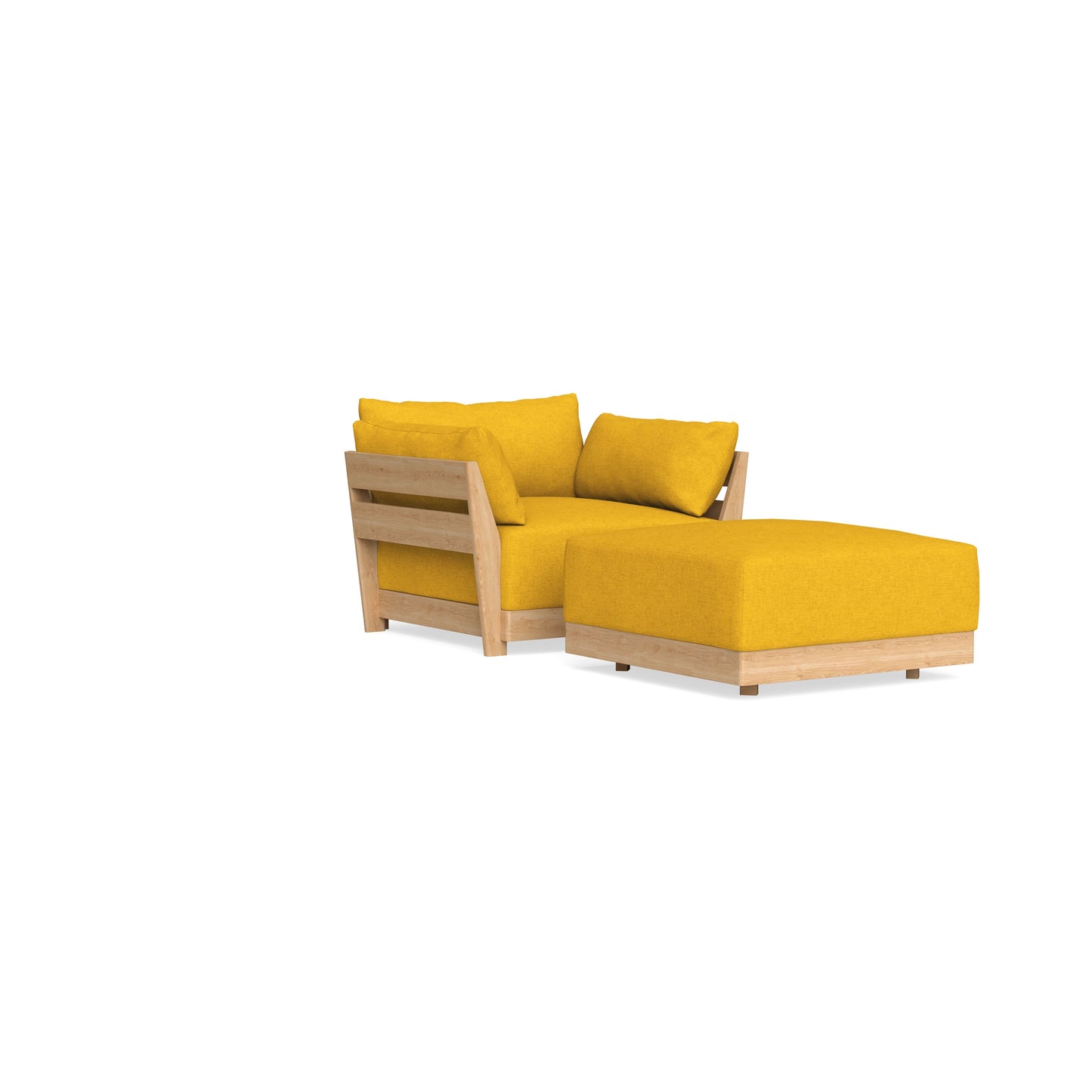 Slipcover Only - Modular Bondi Armchair + Ottoman in Sunflower