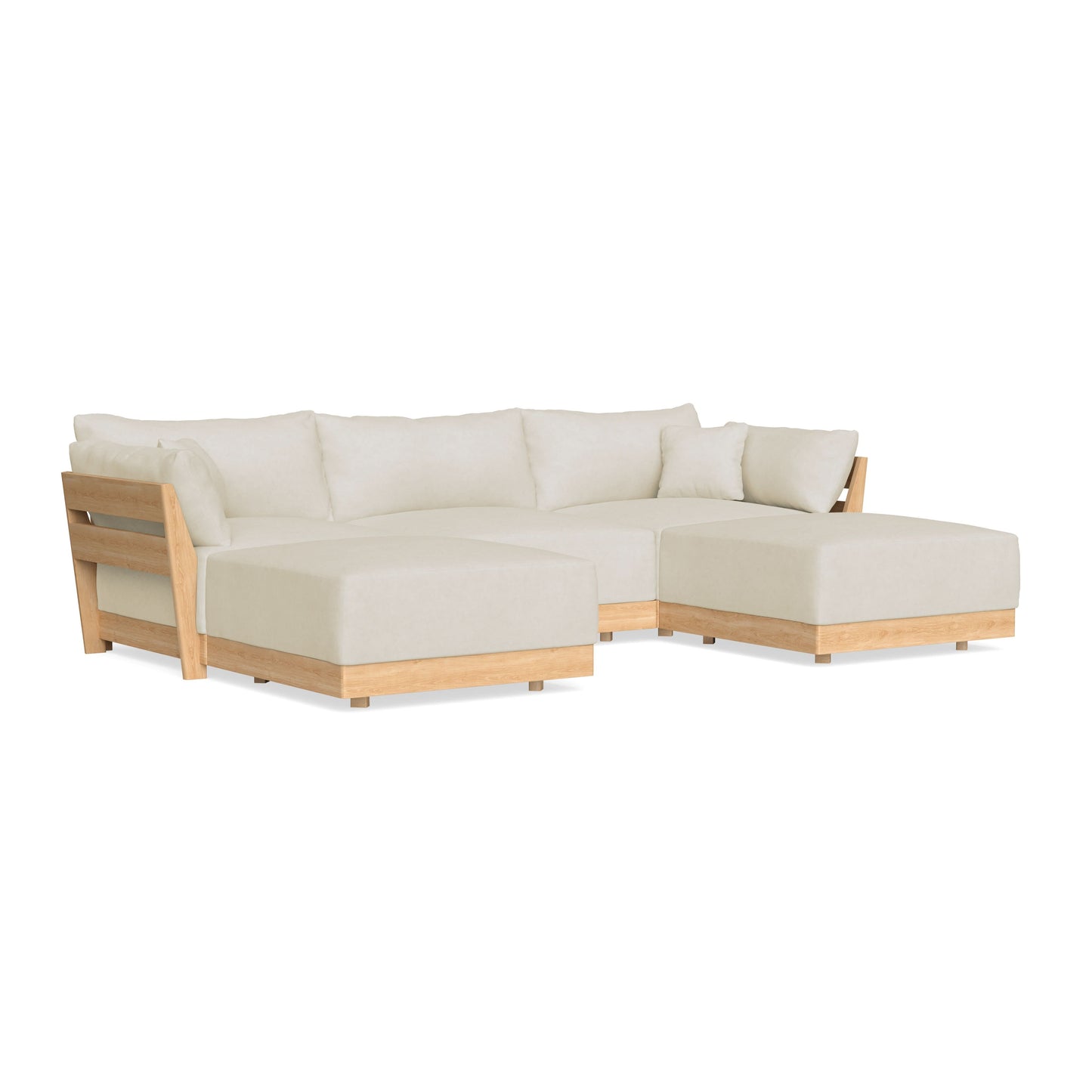 Slipcover Only - Modular Bondi 3-Seater U-Sectional in Mascarpone