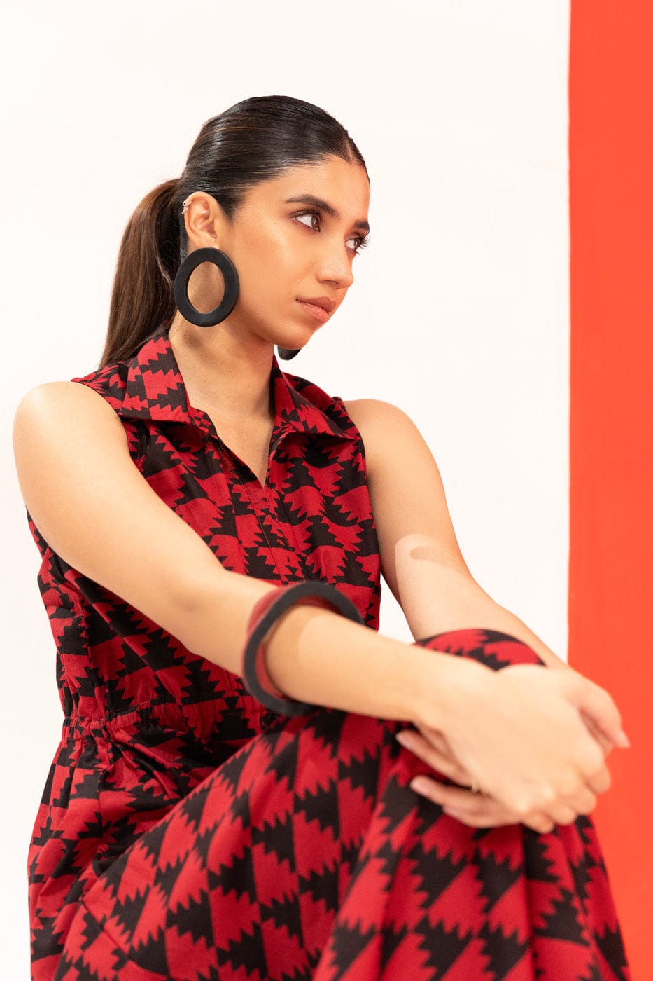 Printed Cambric Dress