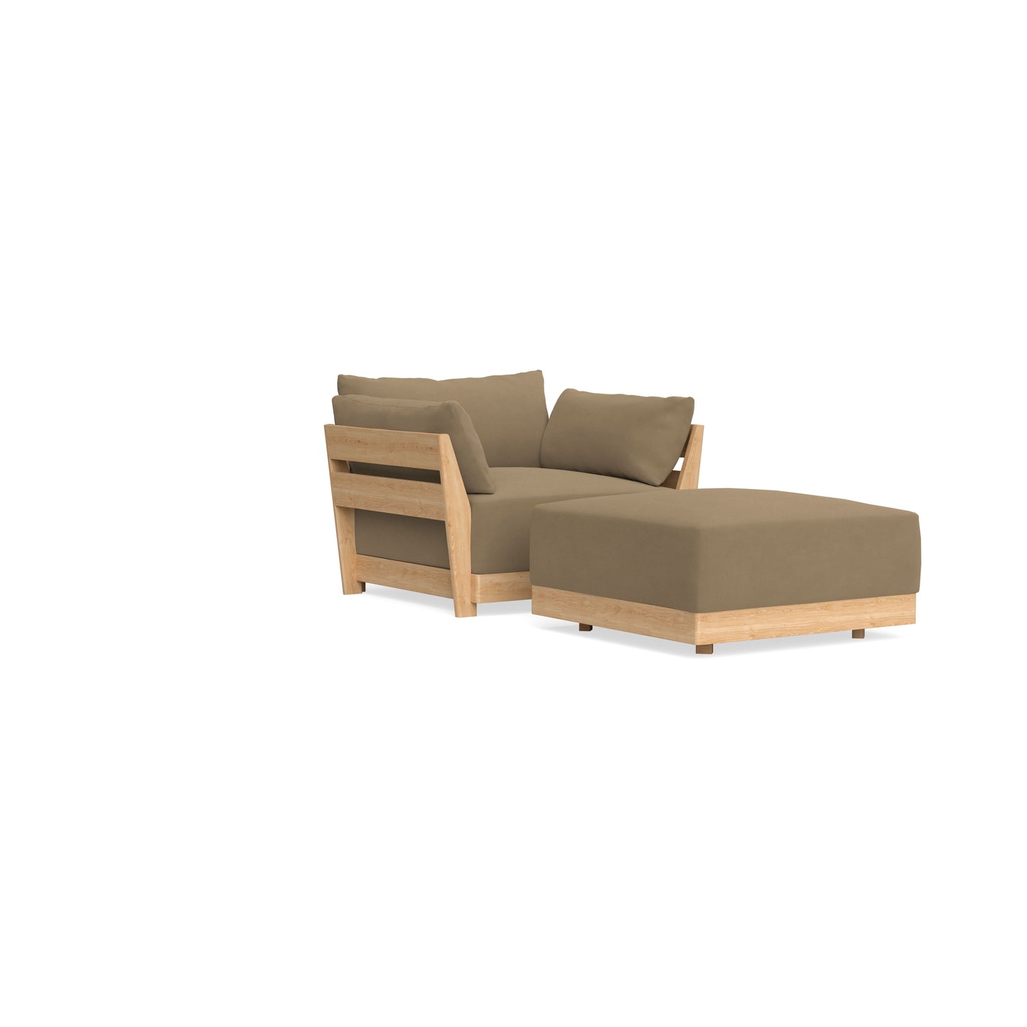Slipcover Only - Modular Bondi Armchair + Ottoman in Macchiato