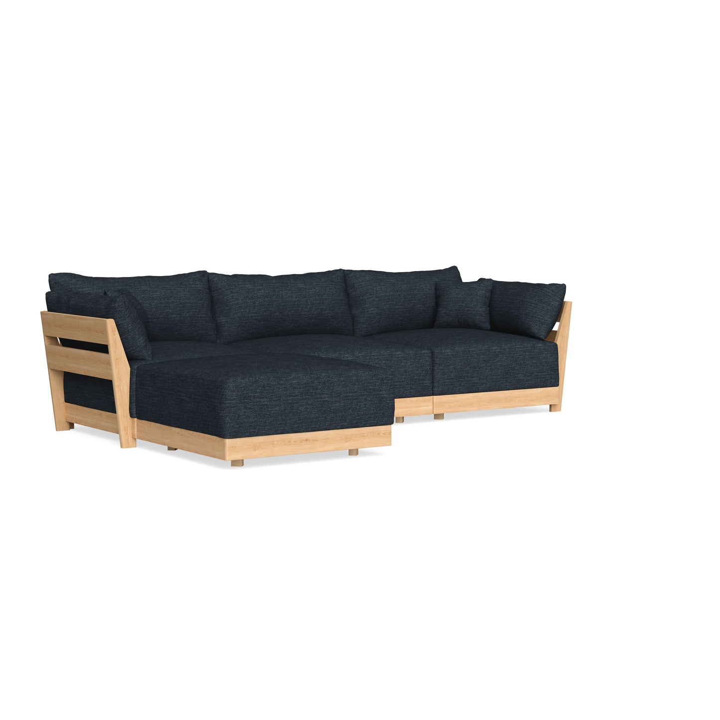 Slipcover Only - Modular Bondi 3-Seater Sectional in Baltic Blue