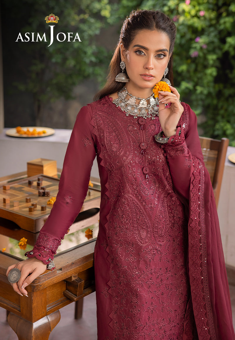 AJSW-02 EMBROIDERED POLY VISCOSE 3 PCS