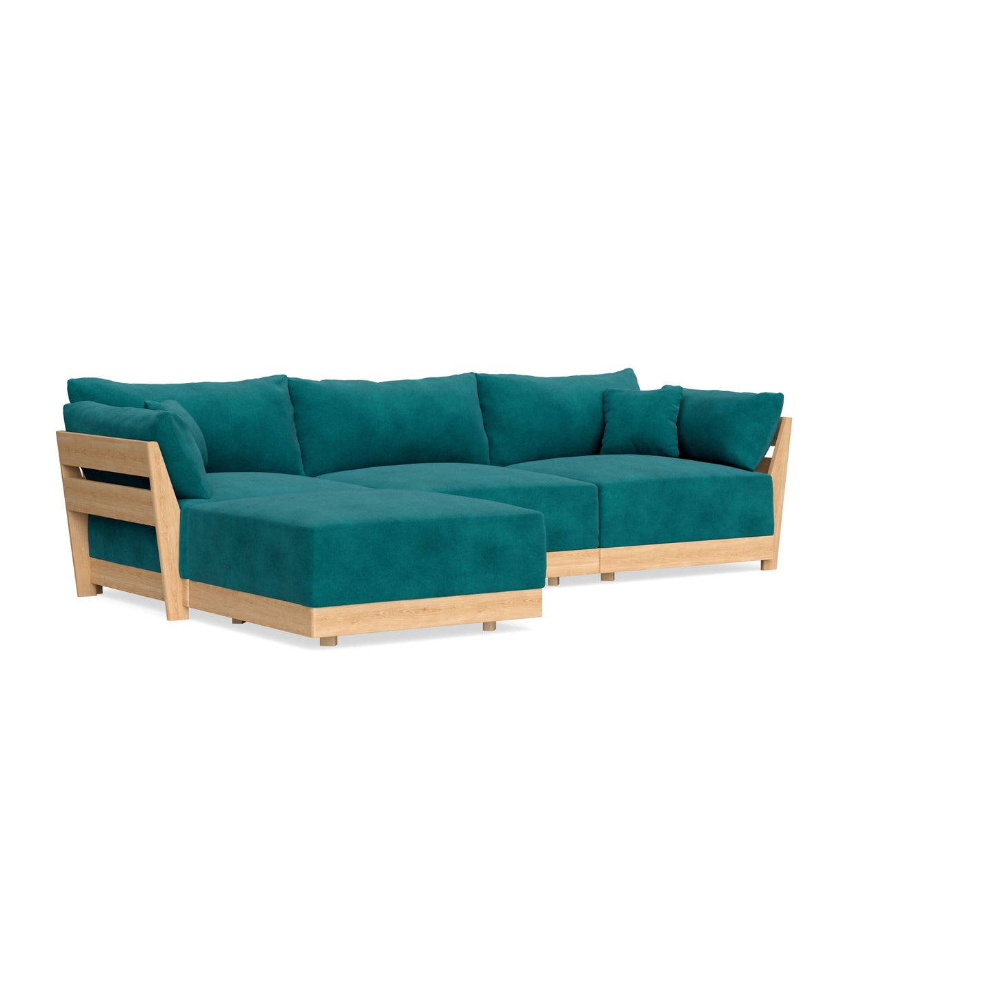 Slipcover Only - Modular Bondi 3-Seater Sectional in Peacock