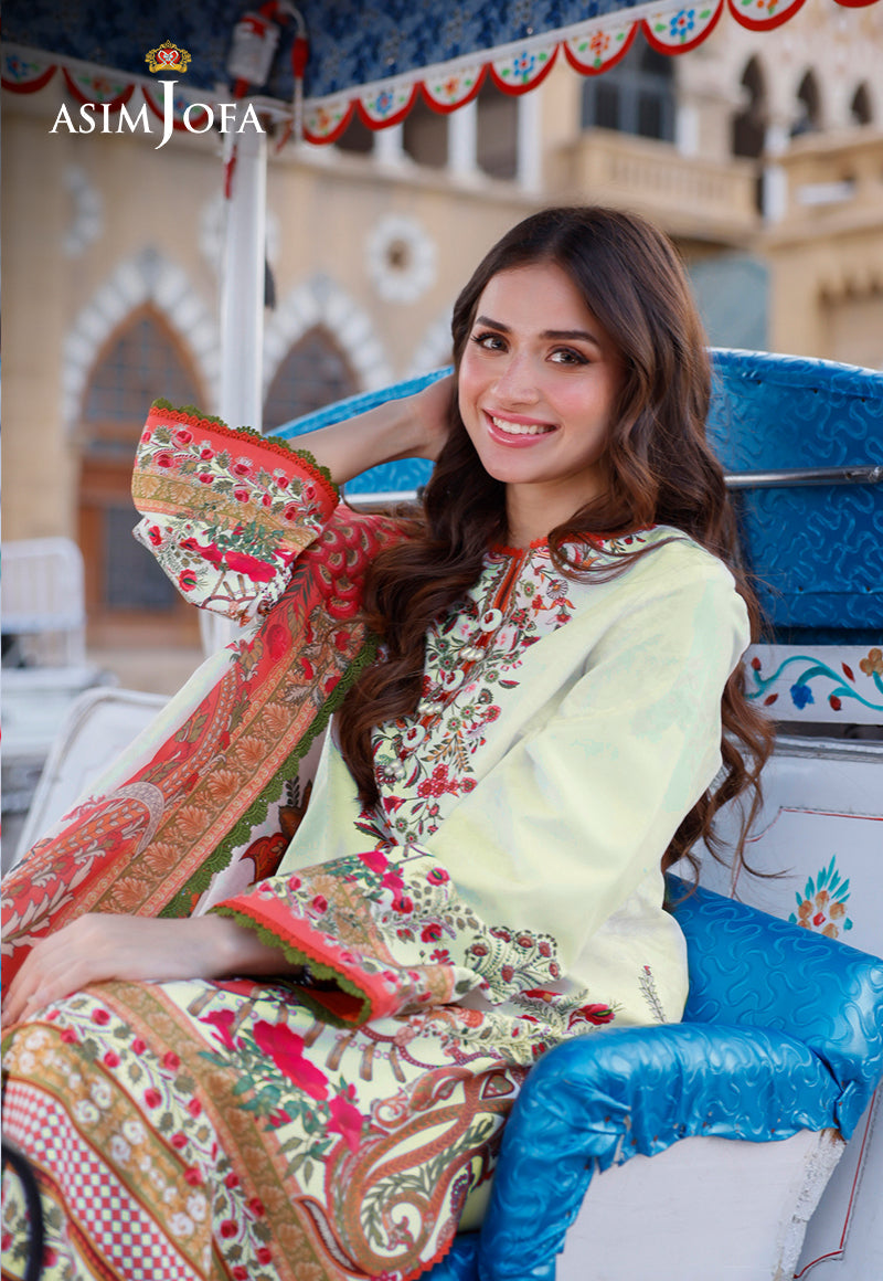 AJPL-06 PRINTED ARABIC LAWN 3 PCS
